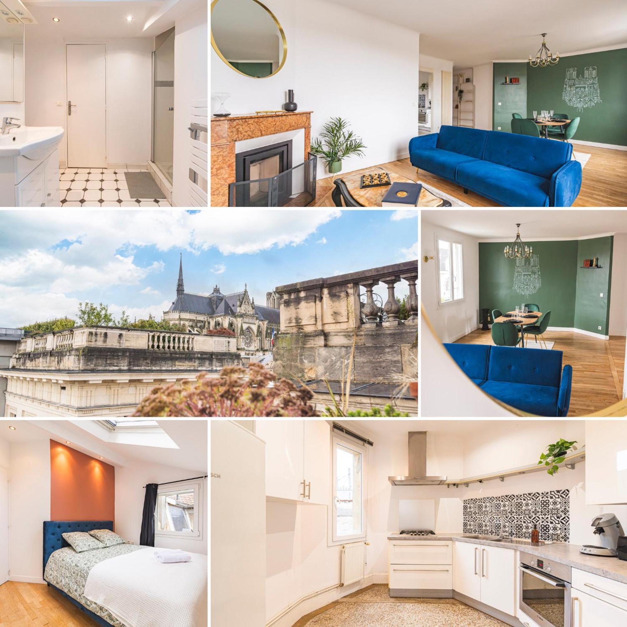 Le Royal - Cathedral - Center Apartment Реймс Екстериор снимка