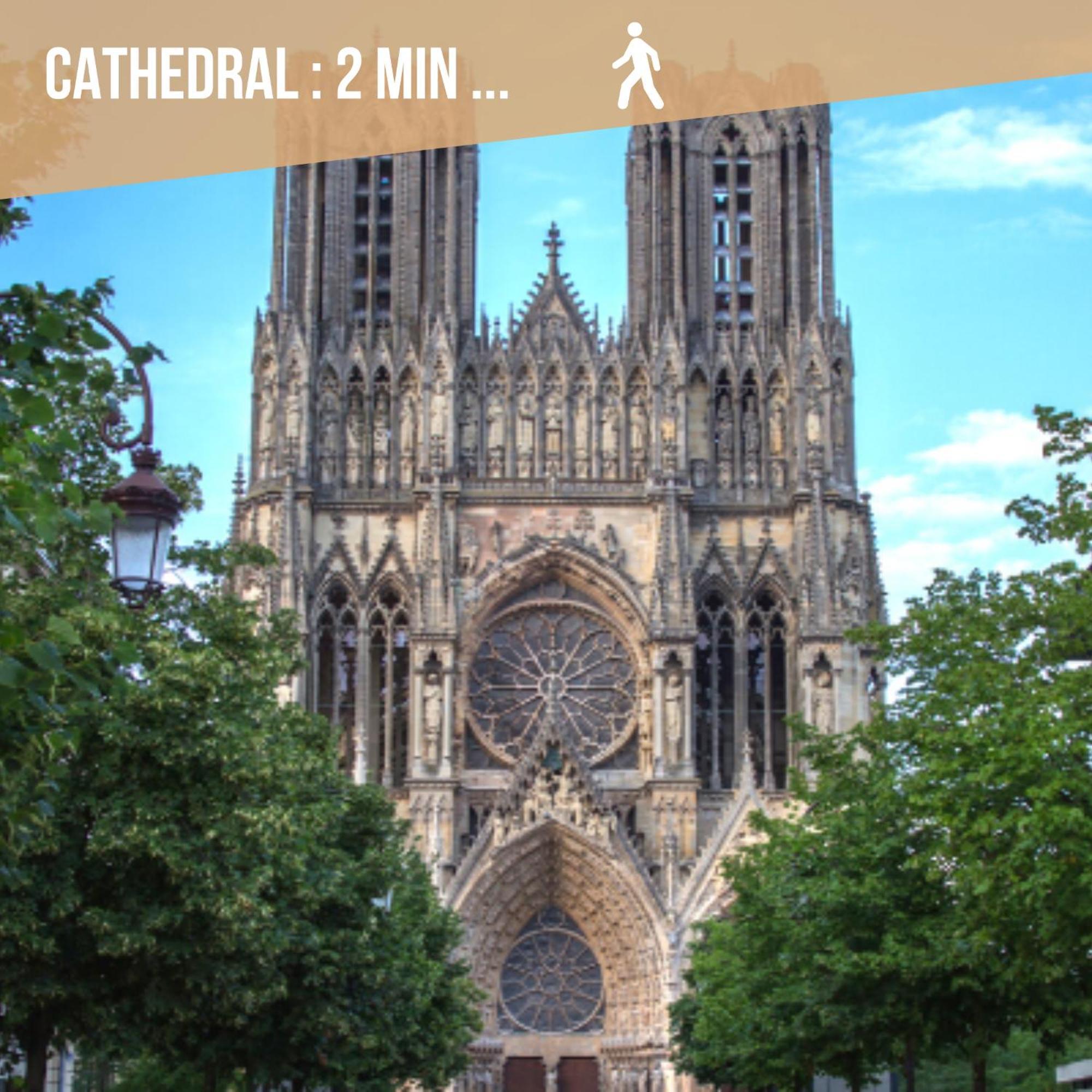 Le Royal - Cathedral - Center Apartment Реймс Екстериор снимка